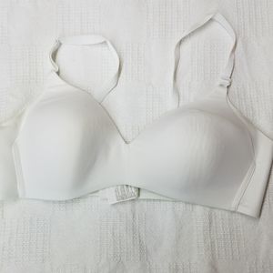 Warner's Blissful Benefits White Wireless Bra